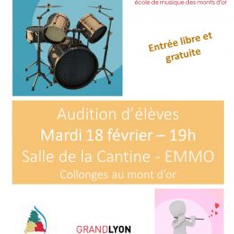 Audition élèves - mardi 18 février 2020 - Salle de la Cantine à l'EMMO